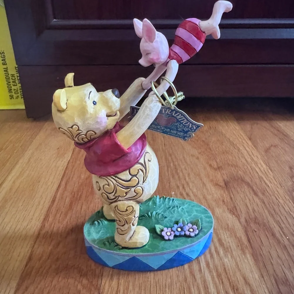 Jim Shore Winnie the Pooh & Piglet Disney Traditions Figurine w Box